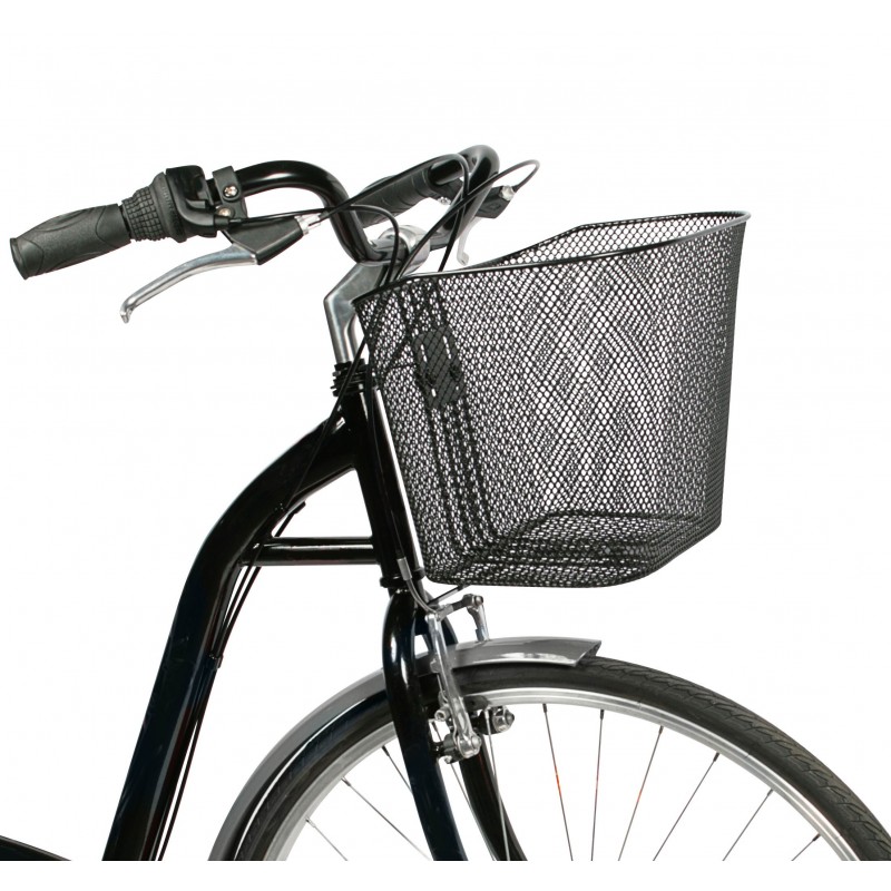 Panier de vélo avant fixe en métal (fixation potence)