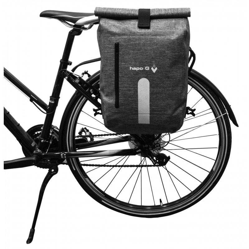 un sac à dos et un sac à vélo